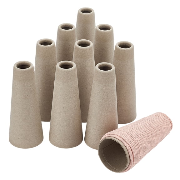 10pc Paper Tube Roll Tubes for Slotted Drum Parts Tan 180x71mm