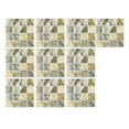 10pc Peel And Stick Ceramic Tile Paste 3D Lattice Ceramic Tile Paste