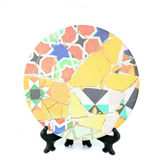 10pc Plastic Display Plate Stand Adjustable Folding Plate Racks Porcelain Plate Tray Holders Photo Frame Gift Stand Decorations