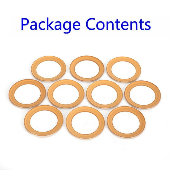 10pc Pump Piston Rings Rubber Insulated for 1100w Oil-Free Silent Air Compressor