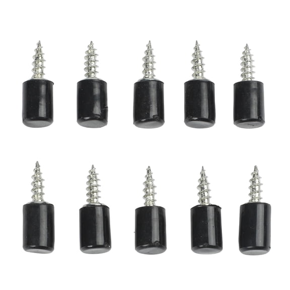 10pc Self-tapping Screws Cabinet Bracket Laminate Support Glass Studs Pegs