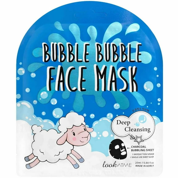10pc Set LOOK AT ME Bubble Bubble Facial Mask | Korean Skincare | Deep Cleansing
