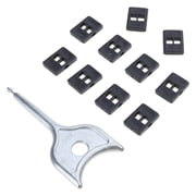 10pc USB Port Blockers With Key Lock Secure Data and Protect Against Moisture With Removable USB A Lock for PC Laptop