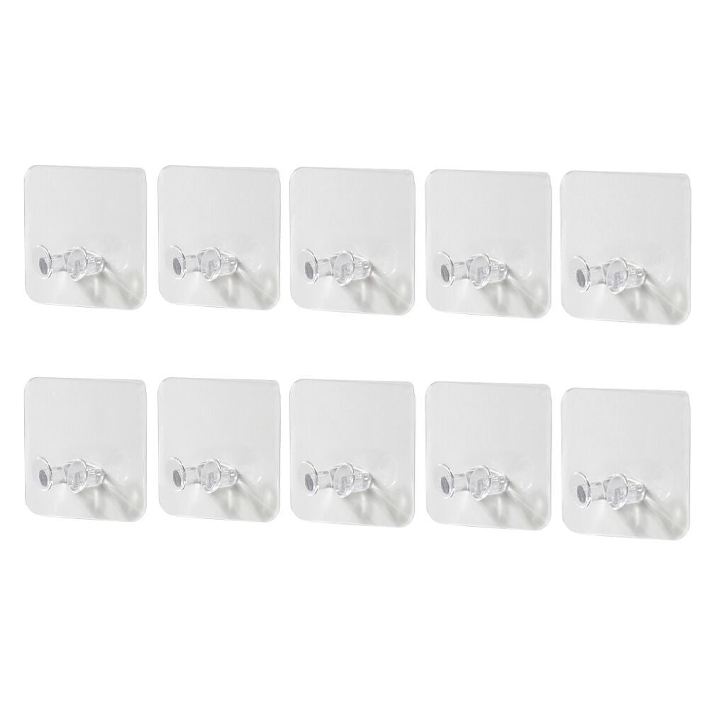 10pc Wall Storage Hook Power Plug Metal Grill Panel Cork Board Hooks Portable Sign Stand Rubber