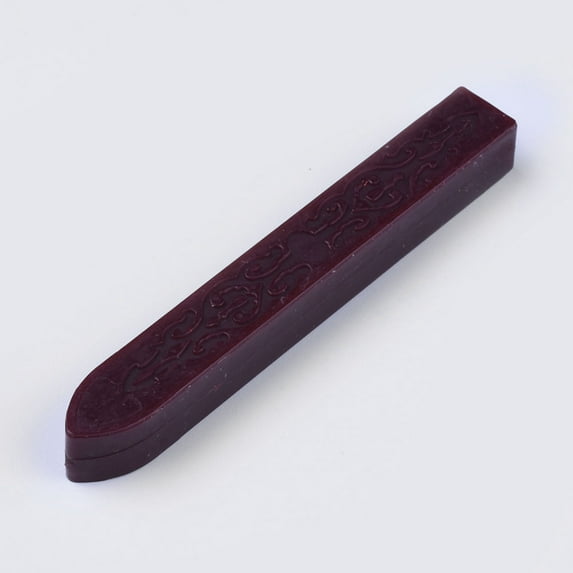 10pc Wax Seal Sticks without Wick Cord For Retro 91x12x12mm Vintage Wax Seal Stamp Dark Red