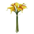 thumbnail image 1 of 10pc set Real Touch calla lily-Feels just like real (2-shade:Gold Yellow Orange), 1 of 1