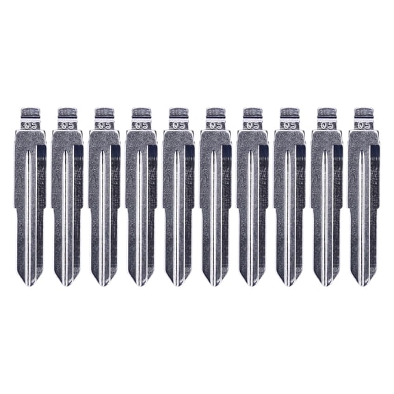 10pcs #05 Metal Key Blanks MIT8 Key Car Styling Easy Installation for Vehicle Replacement Car Keys Blade