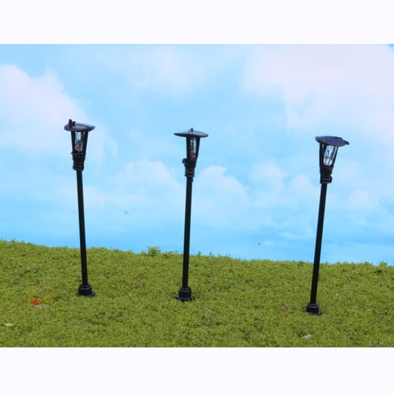 10pcs 1:150 Scale N Gauge Model Lamppost Light for Train Street Scene Layout