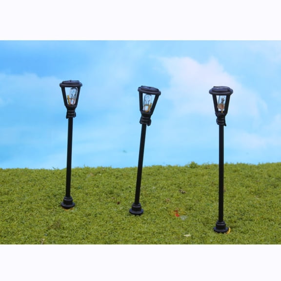 10pcs 1:150 Scale N Gauge Model Lamppost Light for Train Street Scene Layout