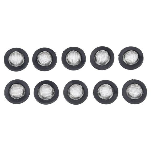 10pcs 1/2\\\" 3/4\\\" O-Ring Seal Hose Gasket Rubber Washer With Filter Net For Washing Machine Garden Hose Black Rubber Rust Proof