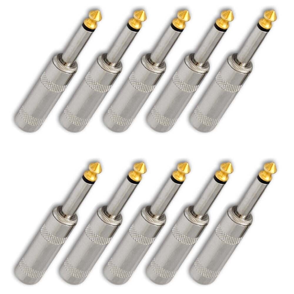 Cavo Audio Jack 6,35mm Mono TS A Spina Angolare - Connettore Telefono, 1/4 Di Pollice