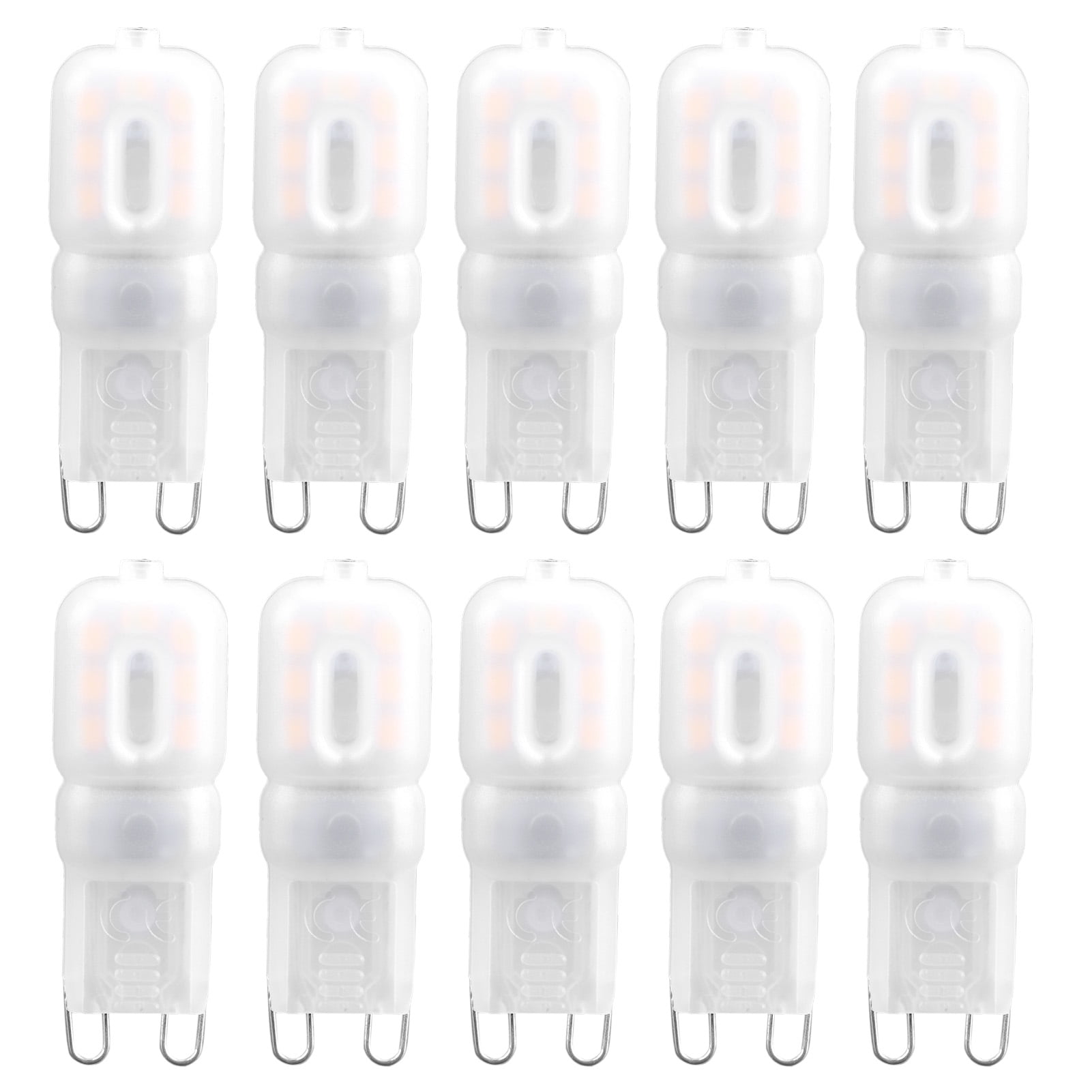 10pcs 1.5W G9 LED Light Bulbs Household 14LED Ceiling Lamp Bulb Warm
