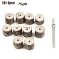 thumbnail image 1 of 10pcs+1 80-600Grit Flap Wheel Disc Sanding Drill Abrasive Sandpaper Polishing, 1 of 4