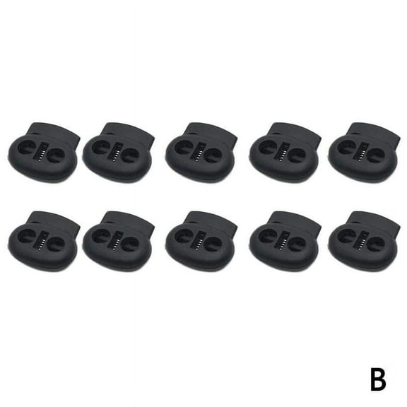 10pcs/1 Set Practical Elastic Shoelace's Buckle Shoesstring's Stopper Shoe Lace Accessories For Women Men R2E1