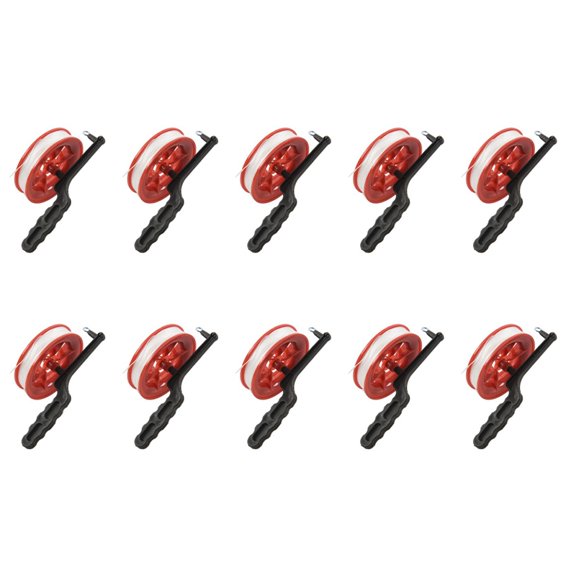 10pcs 100M Twisted String Line Red Wheel Kite Reel Winder