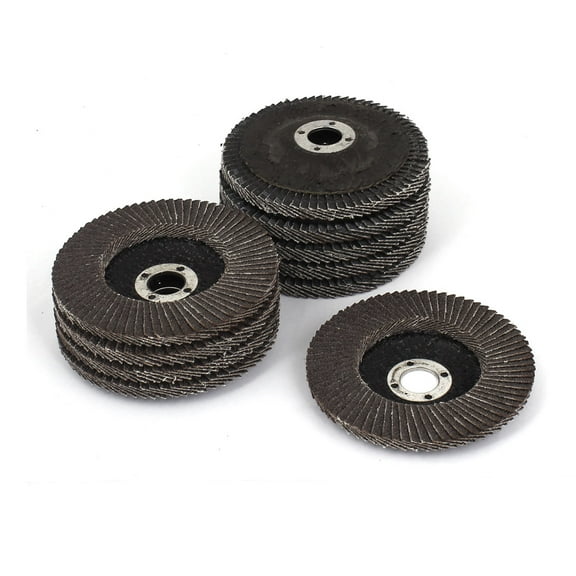 10pcs 100mm 4" Dia 16mm Bore 60 Grit Flap Sanding Discs Polishing Grinding Wheel