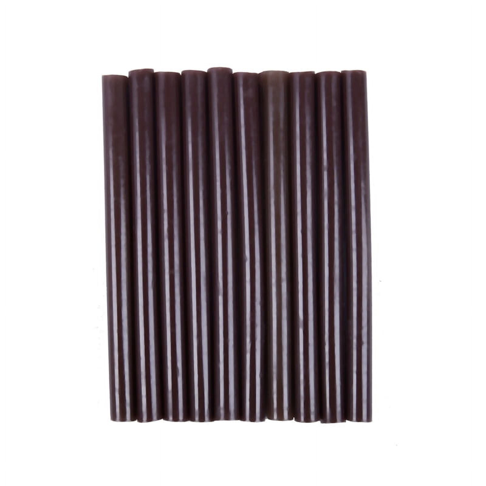 10pcs 100mm x 7mm Adhesive Hot Melt Glue Sticks For Hot Melt Glue Brown