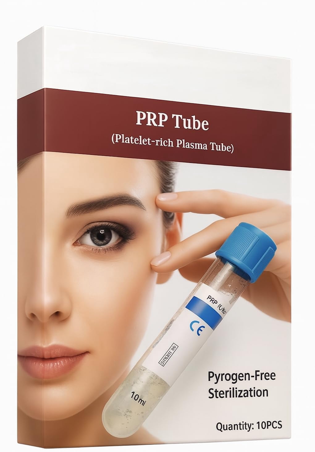 10pcs 10ML Bottom Negative Pressure Plastic Platelet Plasma Kit ACD Solution A & Gel Serum