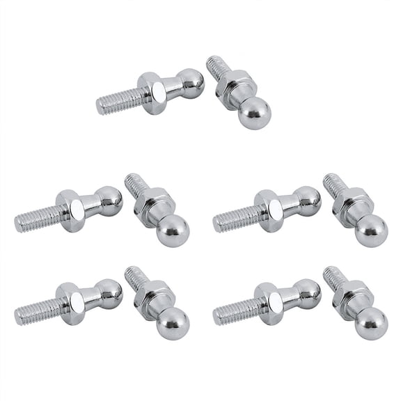 New Arrivals 10pcs 10mm BALL STUD BOLT M6 for Gas Strut Ball Ended Bolt Bonnet STD 001