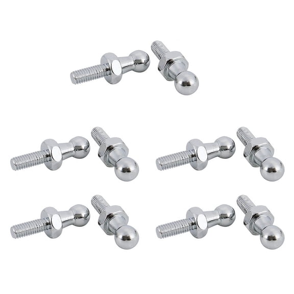 10pcs 10mm BALL STUD BOLT M6 for Gas Strut Ball Ended Bolt Bonnet STD 001