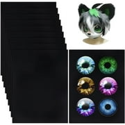 10pcs 10pcs Fursuit Eye Mesh 11.8x8.6 Inch Black Costume Eye Net 0.5mm PVC Dust Mesh Plastic Mesh sheet for Furries Cosplay Sculptures Props Fursuits Craft Making 0.45mm Thick