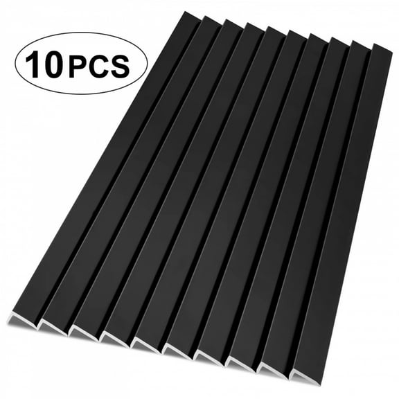 10pcs 12 Inch Peel And Stick Aluminum Tile Trim Metal L-shaped Protective Wall Corner Strip  Decorative Kitchen Backsplash Trim