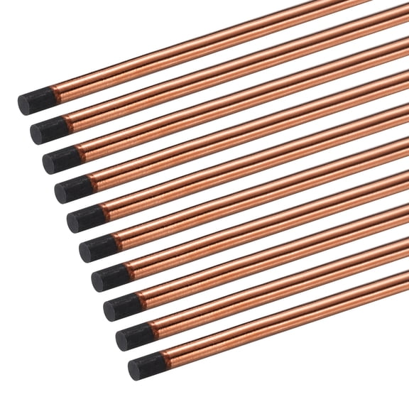 20pcs 12mmx355mm(0.47"x14") Carbon Arc Air Gouging Rods Copper Graphite Coated Gouging Electrode Rods