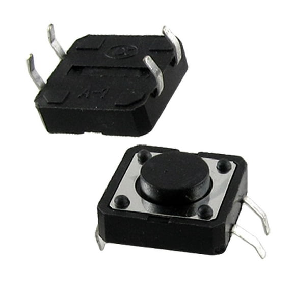 10pcs 12x12mmx5mm Panel PCB Momentary Tactile Tact Push Button Switch DIP