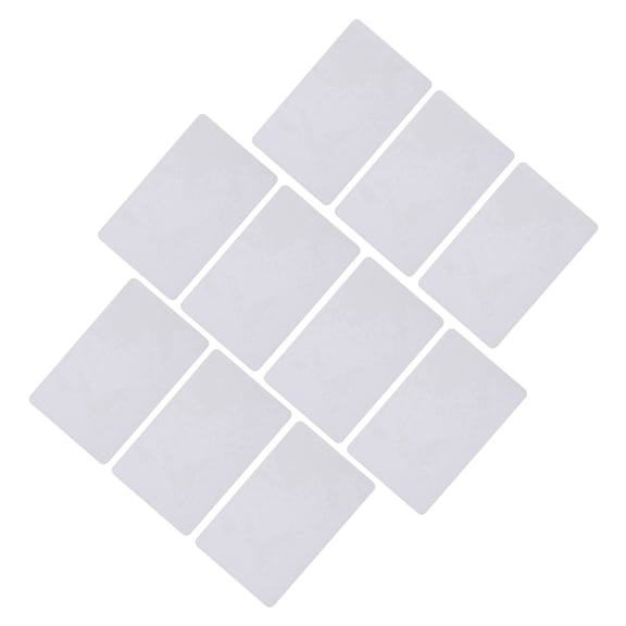 10pcs 13.56MHz RFID Smart IC UID Changeable Access Cards, Block 0 Writable, White PVC ID Badges for Entry Access