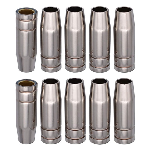 10pcs 15AK MB15 MIG MAG Welding Torch Conical Nozzle Cup Gas Nozzle