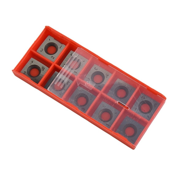 10pcs 15x15x2.5mm-R150 Square Carbide Blades for Woodworking Lathe