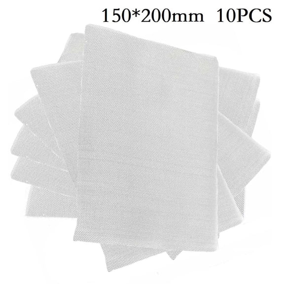 10pcs 15x20cm Repair Net For Plastic Crack Repair Hole For Bumper Body Hood Vent