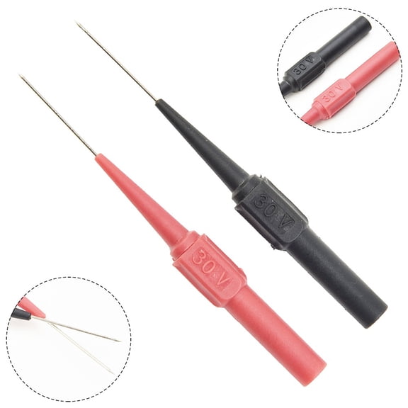 10pcs 1A/30V Digital Multimeter Probe Measuring Device Clamp Copper Test Leads Multi Meter Tester Leads Probe Wire Pen Cable
