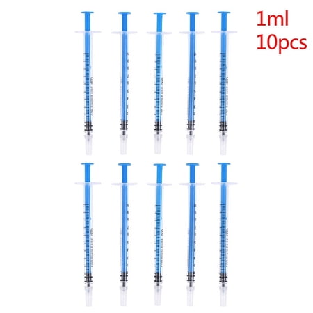 10pcs 1ml Plastic Hydroponics Analyze Disposable Measuring Nutrient Syri KtASWA