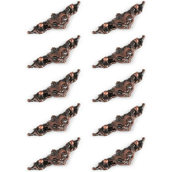 10pcs 2.5 inch screw spacing vintage dresser handles wardrobe drawer decorative hardware