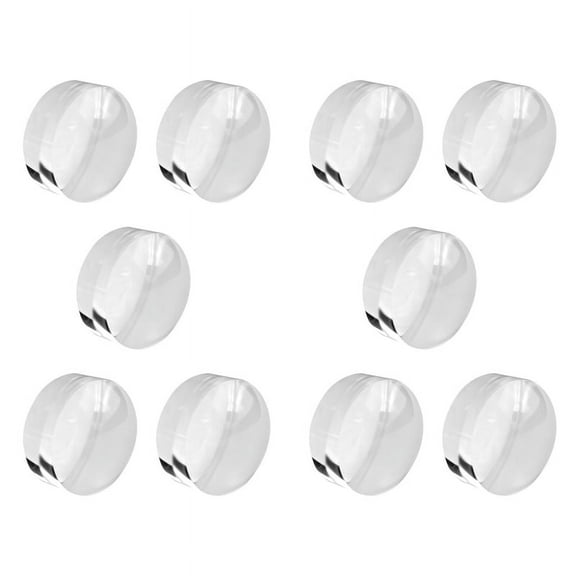 10pcs 2 Inch Magnifying Dome - Portable Paperweight 8X Magnifier Clear Reading Aid Magnifying Glass Dome Easy to Glide
