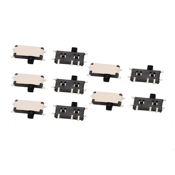 10pcs 2 Position 7P 1P2T SMT Self Locking Power Slide Switch 7x2x1mm