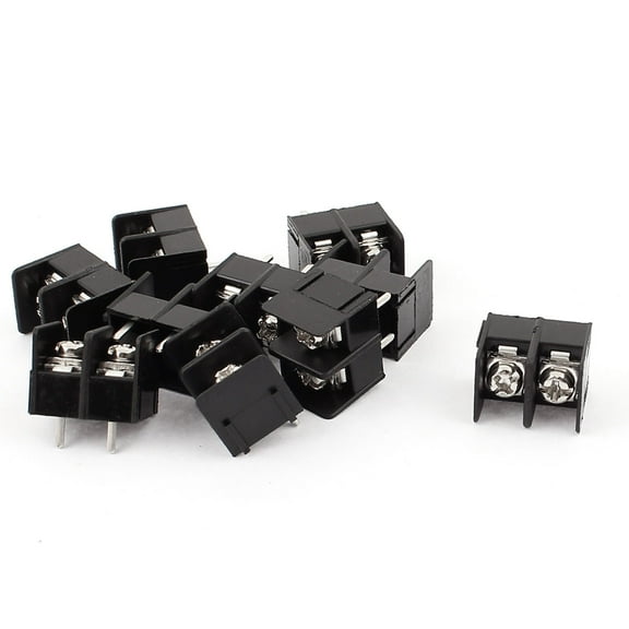 10pcs 2 Position Wire Connector Screw Barrier Terminal Blocks 300V 20A