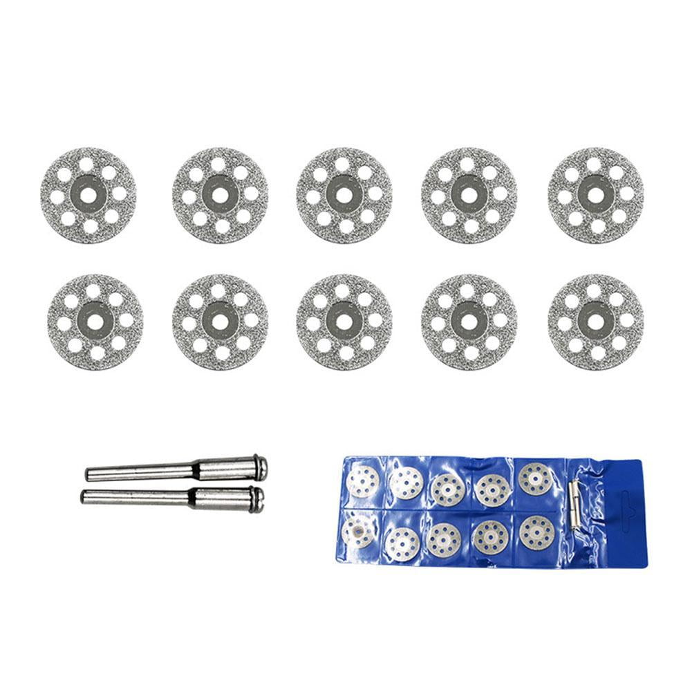 10pcs 20/22/30mm Glass Coated Rotary Cutting Cut Off Disc Wheels Disc W ...