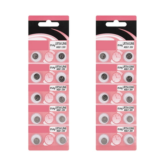 10pcs/20pcs AG5 LR754 Batteries Convenient Power AG5 Alkaline Button Cell Batteries For Toy And Remote Controls