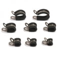 thumbnail image 1 of 10pcs/20pcs Rubber Lined P Clips Cable Mounting Hose Pipe Clamp Fixing Pipes Stainless Steel Hardware Fasteners 6-24mm, 1 of 6