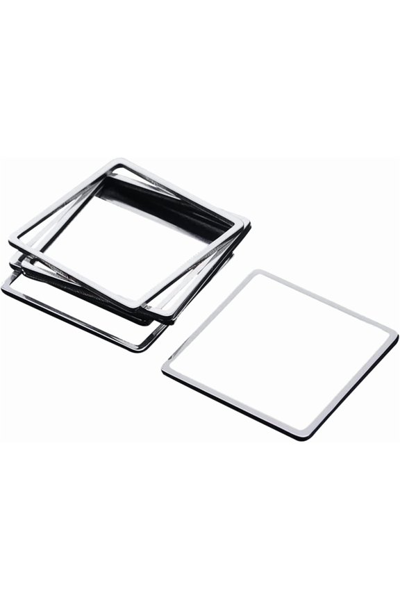 10pcs 23mm Square Links Pendant Metal Pendant Filigree Links Hollow Charm for Bracelet Necklace Ears