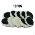 thumbnail image 1 of 10pcs 3/4/5/6/7Inch Woolen Polishing Buffer Pads Heavy Cut Pads For Car Polisher, 1 of 5