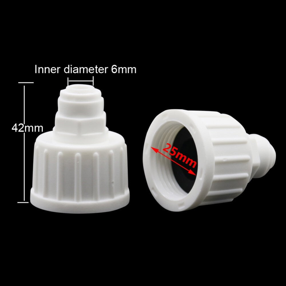 10pcs 3/4 Inch Inner Thread To 6mm Slip lock Quick-connectors Butt Quick Connector Pneumatic Pipe Fittings Mist Cooling Nozzle Tools