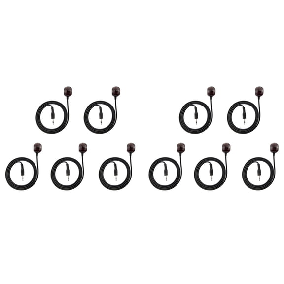 10pcs 3.5mm 38KHz Infrared IR Remote Control Receiver Extender Extension Cable for Set Box