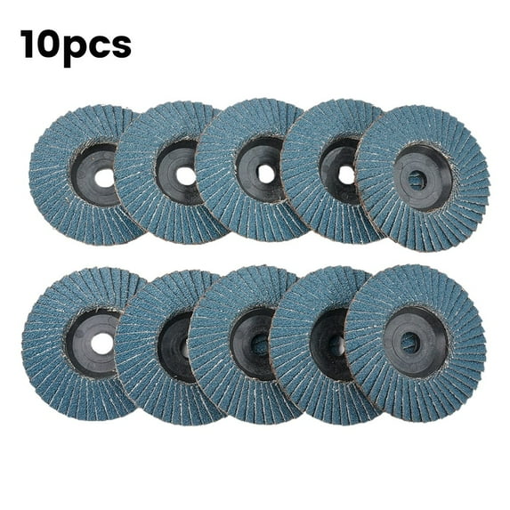 10pcs 3" Grinding Wheel Flap Discs Angle Grinder Sanding Disc Wood Abrasive Tool