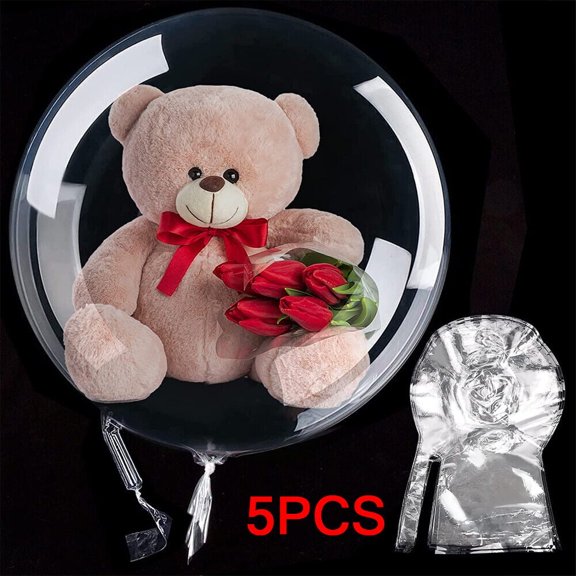 10pcs 30" Clear BOBO Balloons for Stuffing Large Transparent Balloon Party Decor