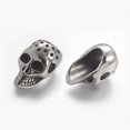 thumbnail image 2 of 10 Pc 304 Stainless Steel Beads Rondelle Antique Silver 10x4mm Hole... 2 of 13