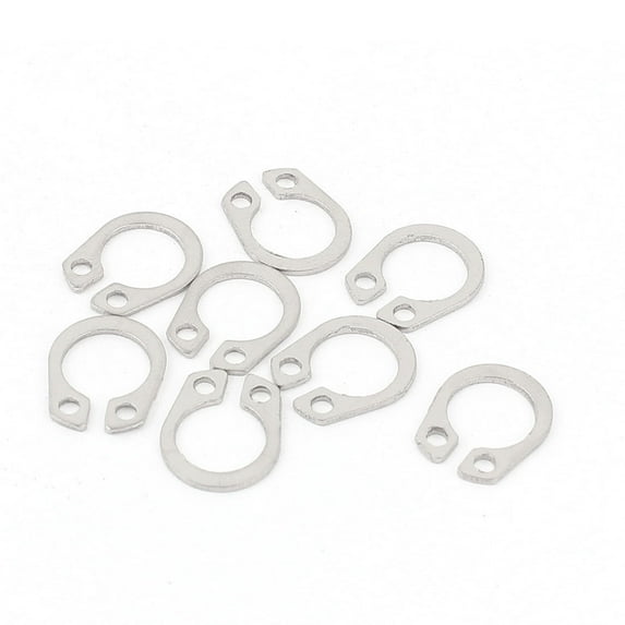 10pcs 304 Stainless Steel External Circlip Retaining Shaft Snap Rings 8mm
