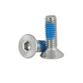 thumbnail image 1 of (10pcs) 304 Stainless Steel Flat Head Hex Dispensing Anti-Shedding Bolts, for Fitting Machining M6x14mm., 1 of 5